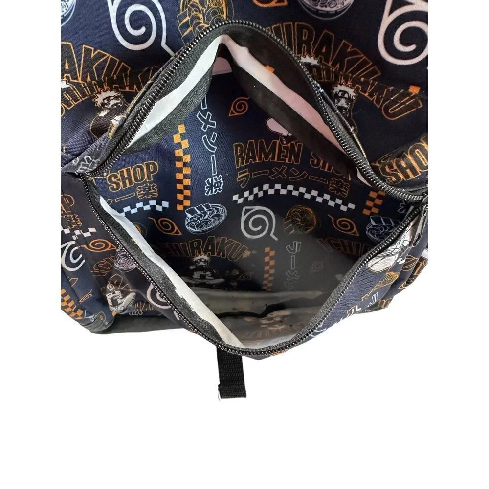 Naruto Shippuden‎ Ichiraku Ramen Shop Backpack Navy Blue Anime School Bag